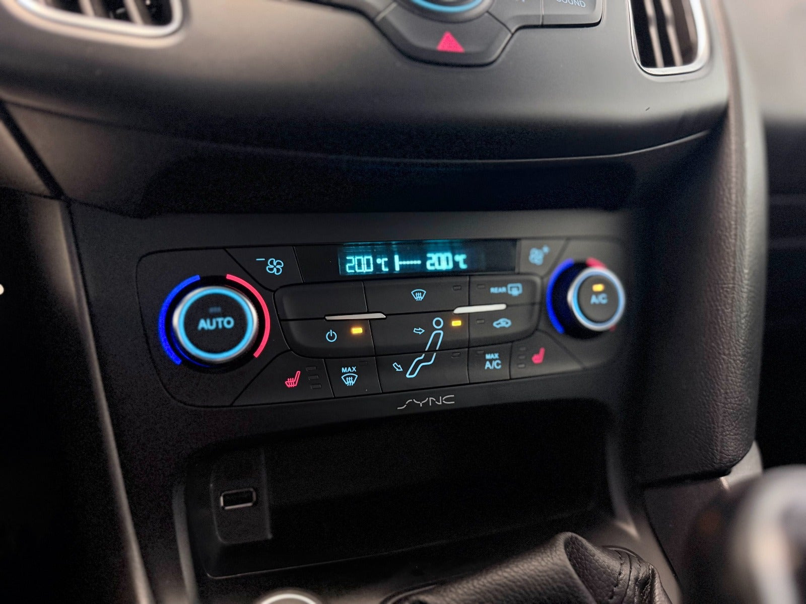 Sort Ford Focus fra 2016