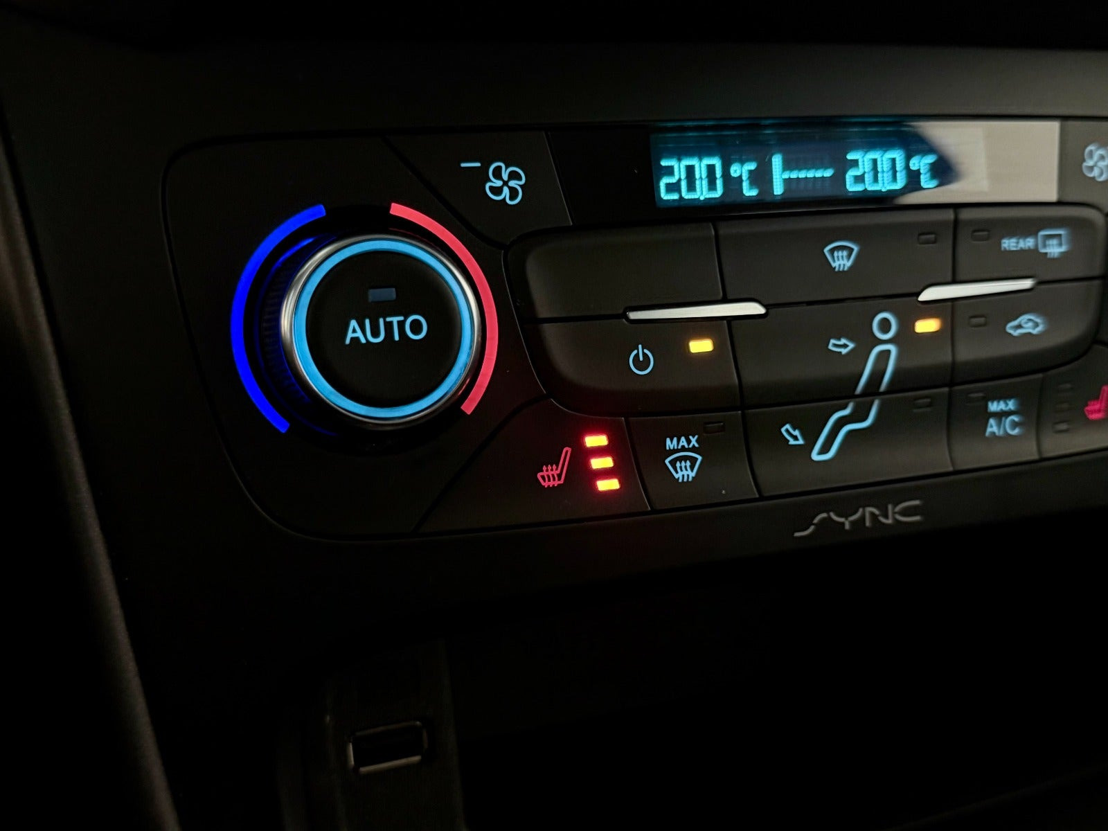 Sort Ford Focus fra 2016