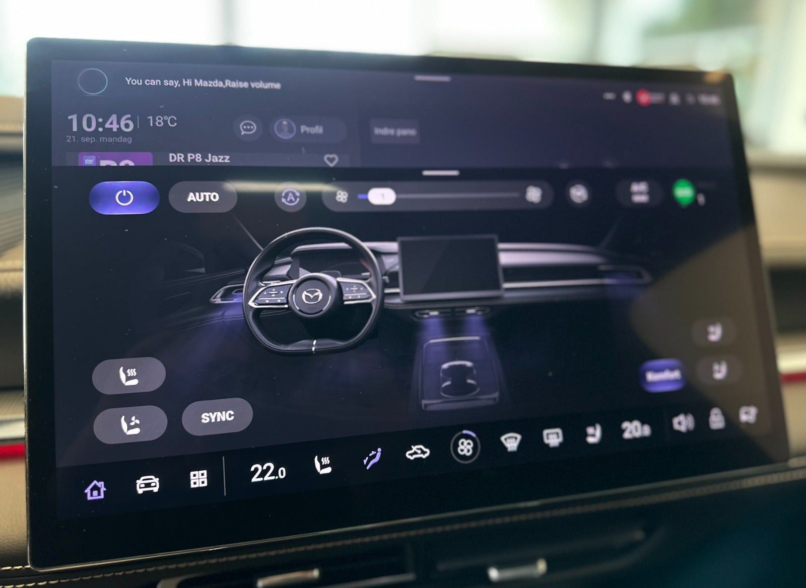 Grå Mazda 6e fra 2025
