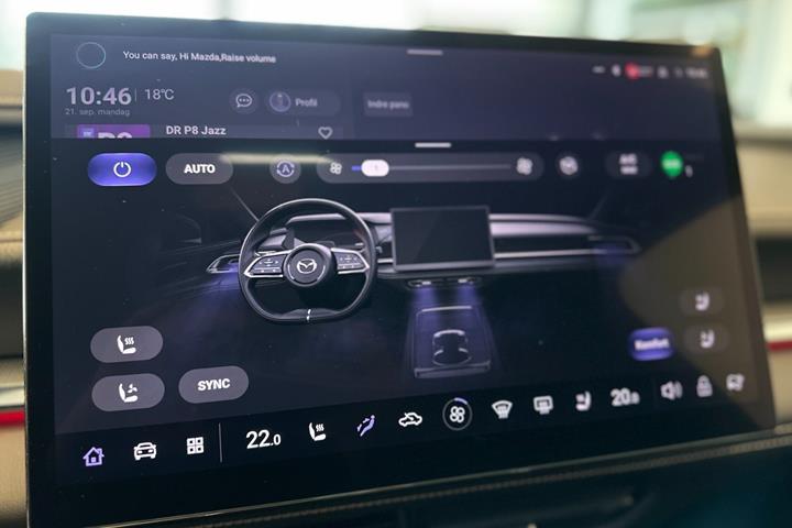 Grå Mazda 6e fra 2025