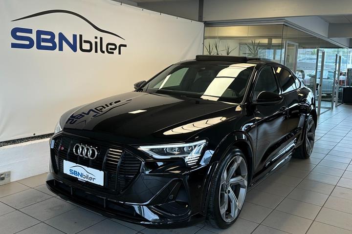 Sort Audi e-tron S fra 2022