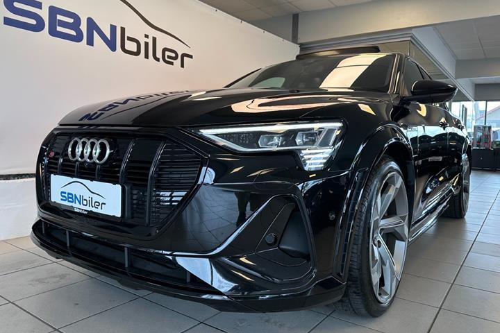 Sort Audi e-tron S fra 2022