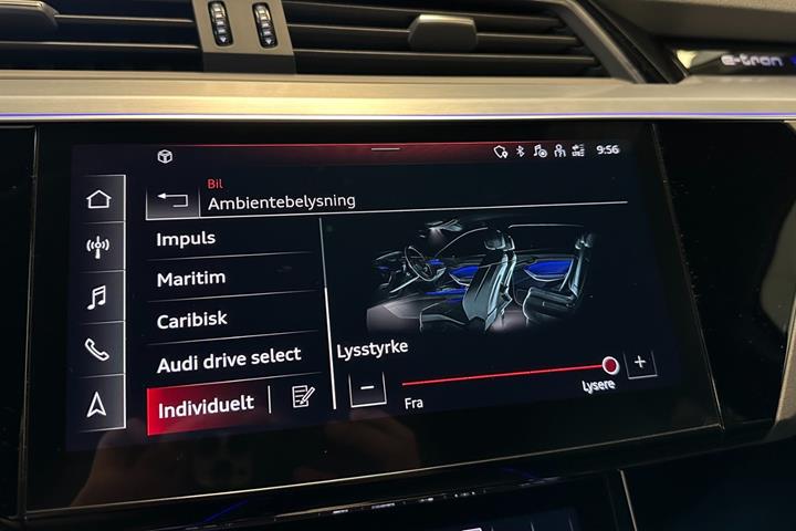 Sort Audi e-tron S fra 2022