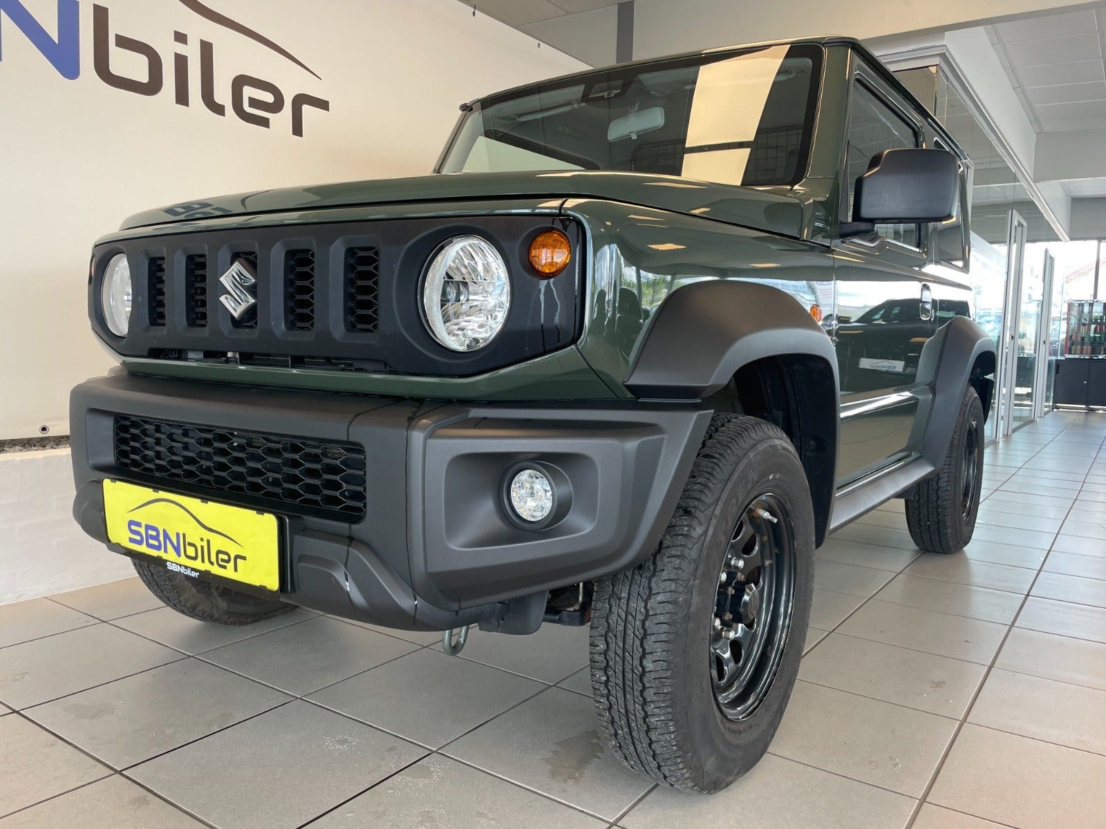 Grøn Suzuki Jimny fra 2021