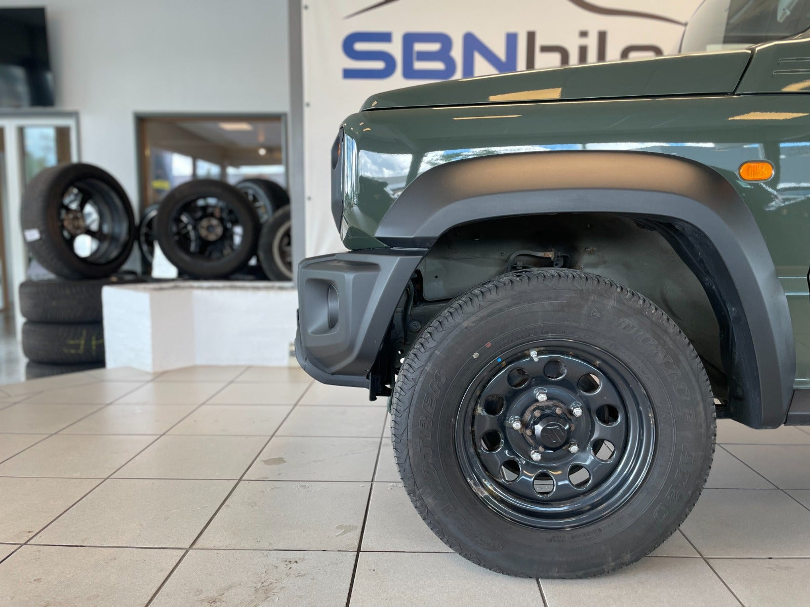 Grøn Suzuki Jimny fra 2021