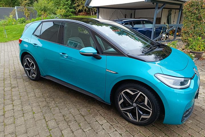 Turquoise VW ID.3 fra 2021