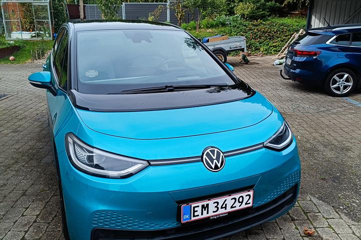 Turquoise VW ID.3 fra 2021