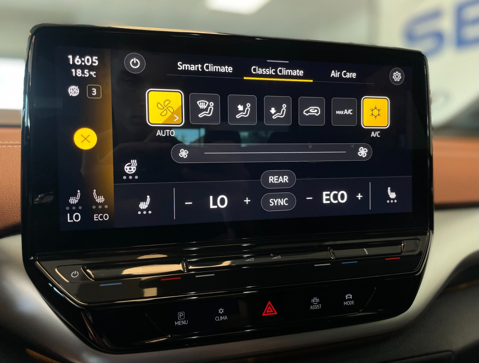 Blå VW ID.4 fra 2023