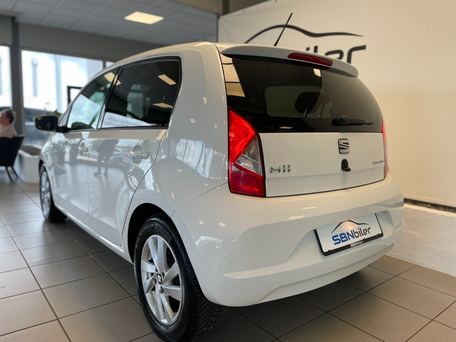 Hvid Seat Mii fra 2015