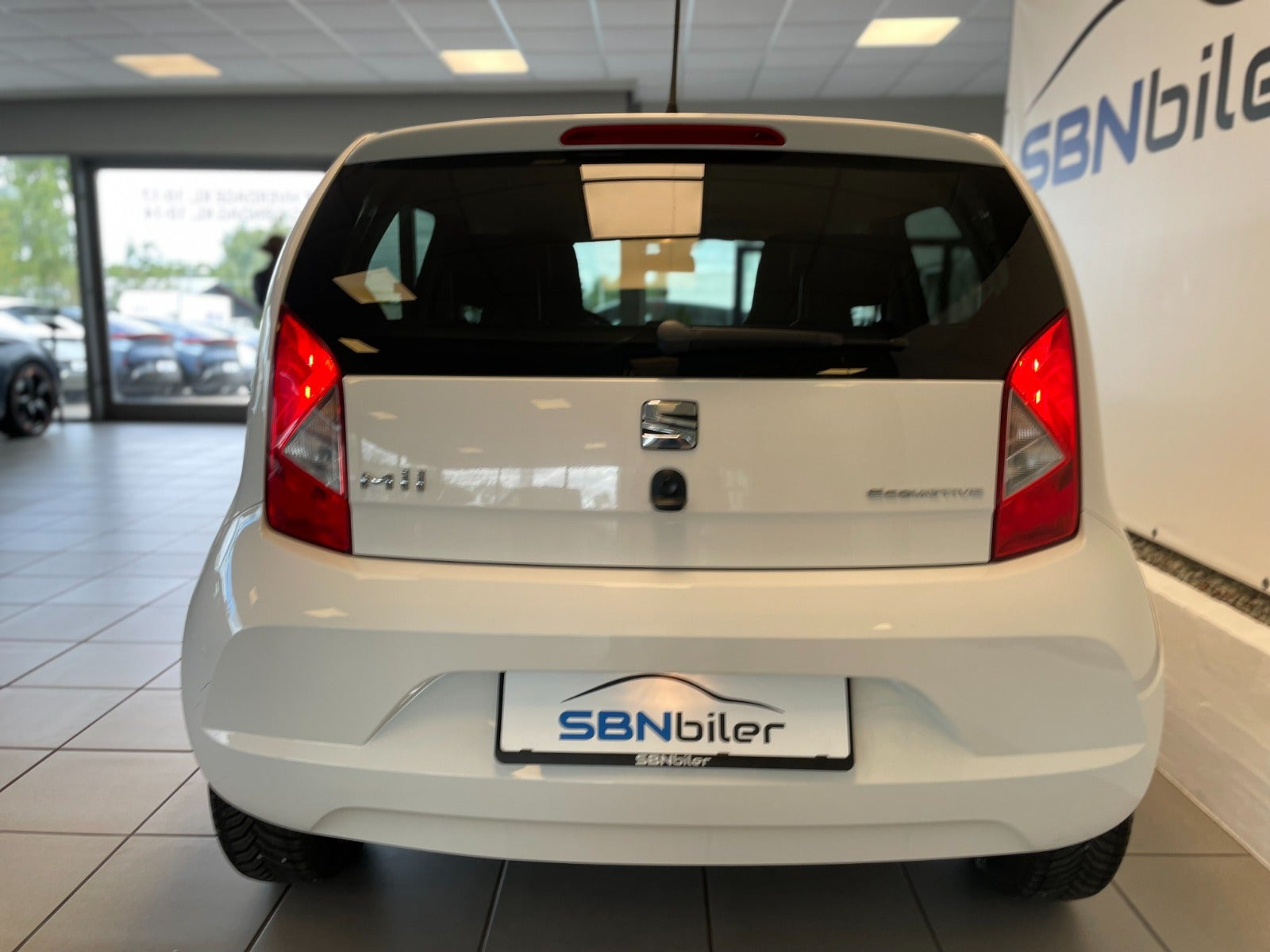 Hvid Seat Mii fra 2015
