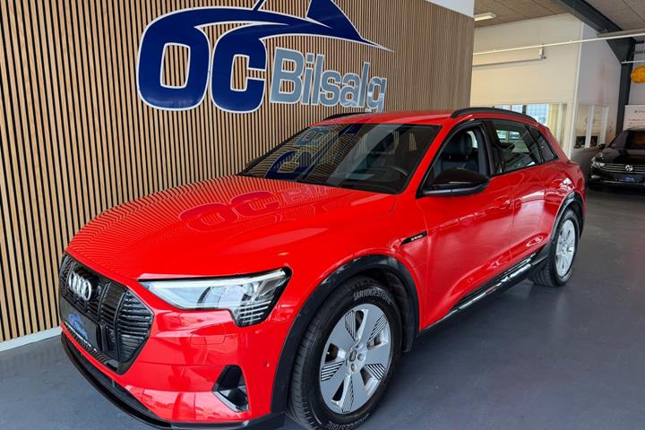Rød Audi e-tron fra 2020