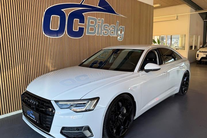 Hvid Audi A6 fra 2021