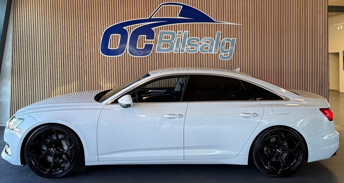 Hvid Audi A6 fra 2021