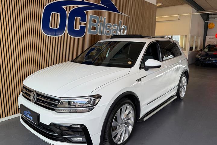 Hvid VW Tiguan fra 2018
