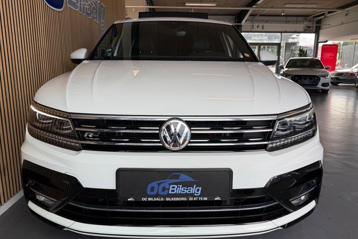 Hvid VW Tiguan fra 2018