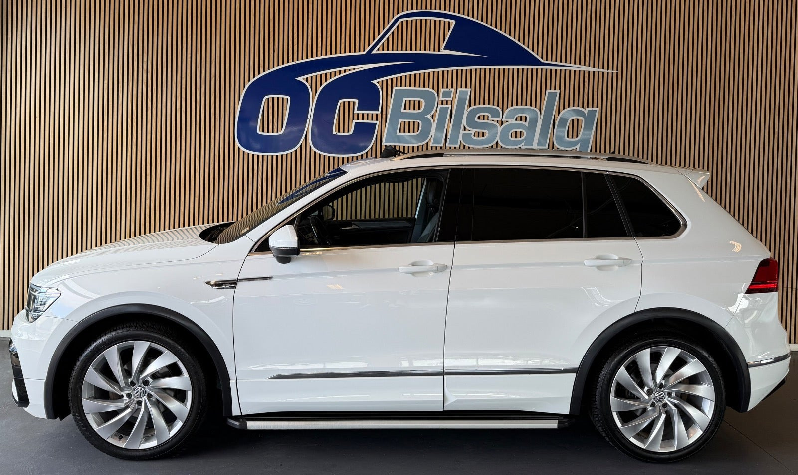 Hvid VW Tiguan fra 2018