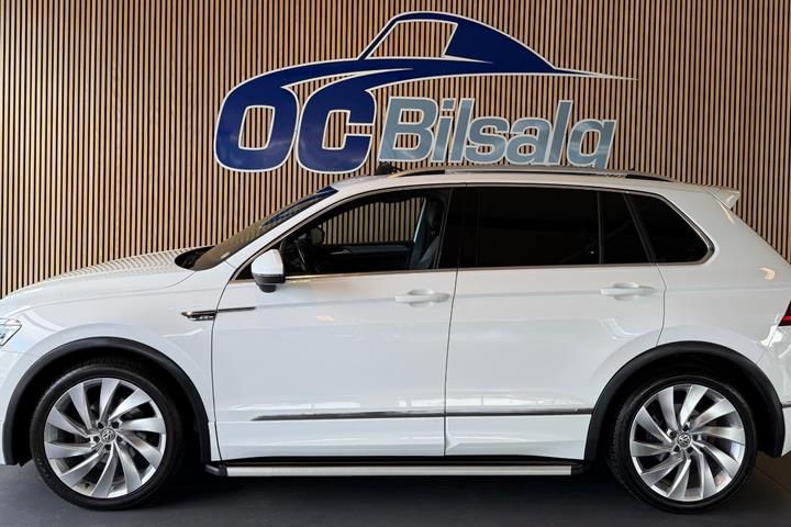Hvid VW Tiguan fra 2018