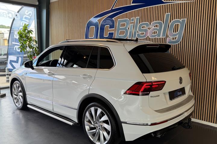 Hvid VW Tiguan fra 2018