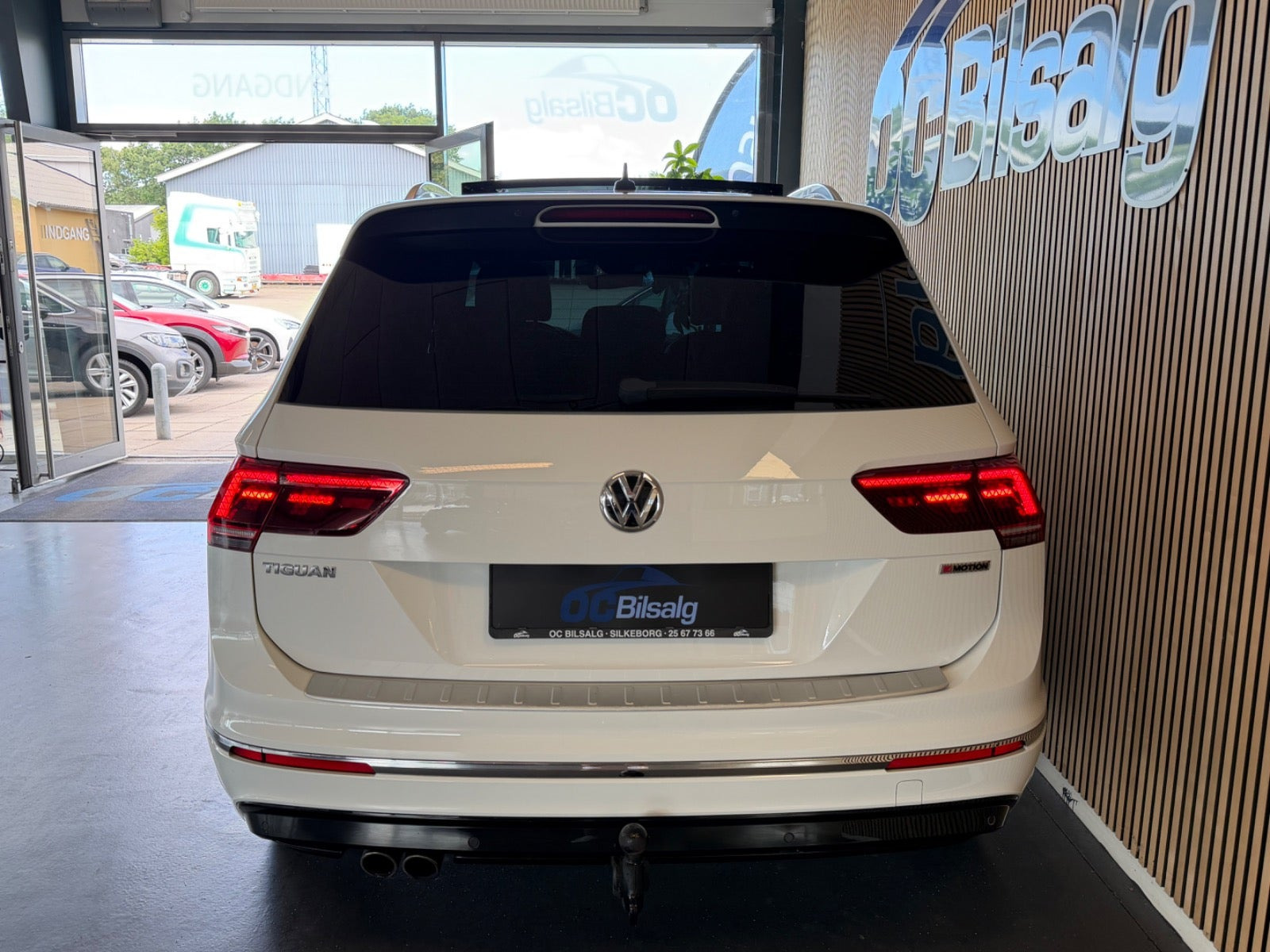 Hvid VW Tiguan fra 2018