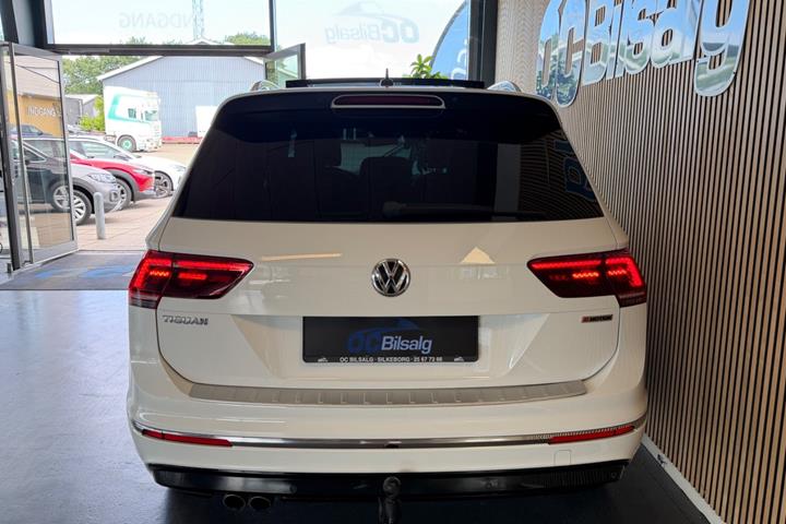 Hvid VW Tiguan fra 2018