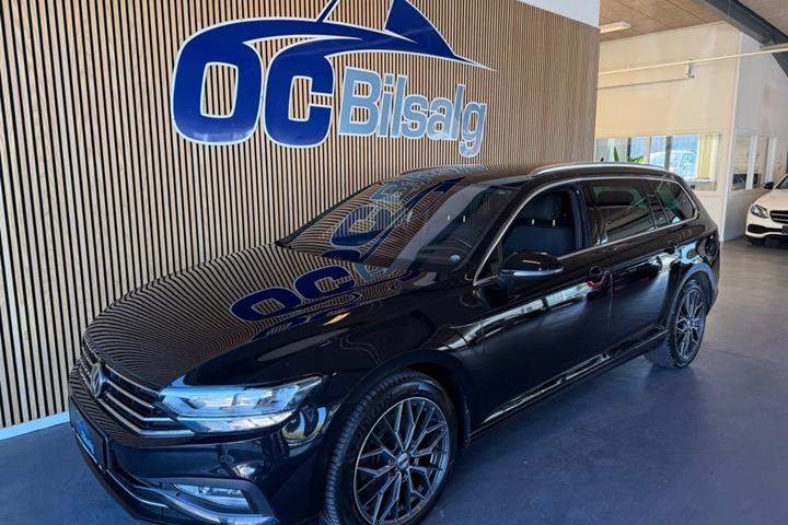 Sort VW Passat fra 2020