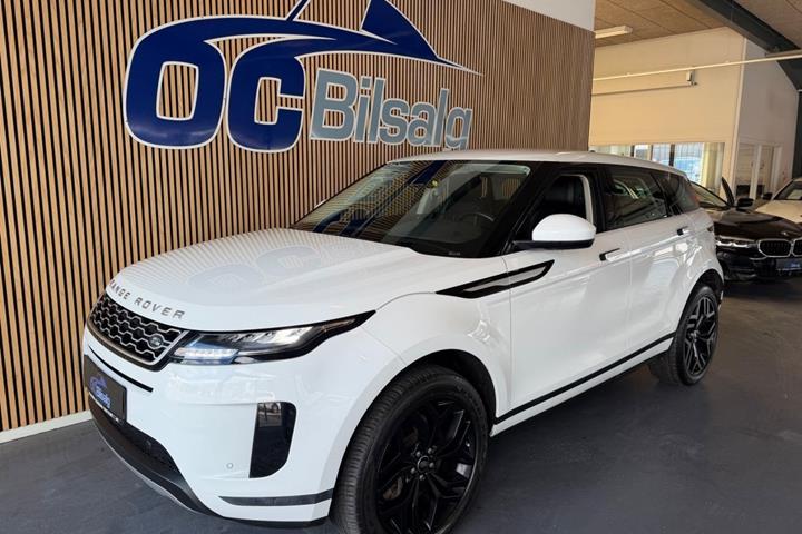 Hvid Land Rover Range Rover evoque fra 2020