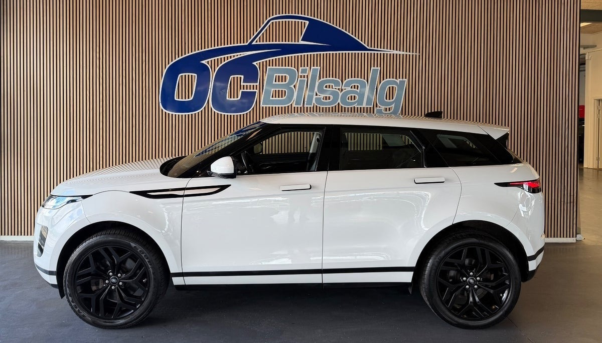 Hvid Land Rover Range Rover evoque fra 2020