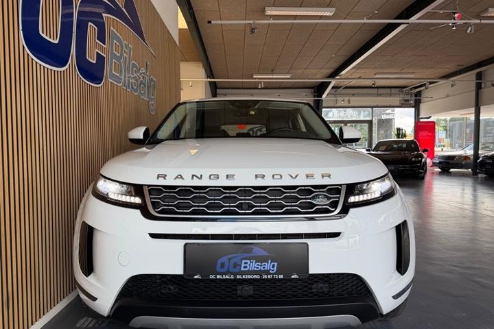Hvid Land Rover Range Rover evoque fra 2020