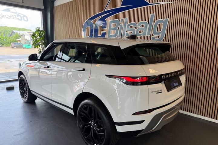 Hvid Land Rover Range Rover evoque fra 2020