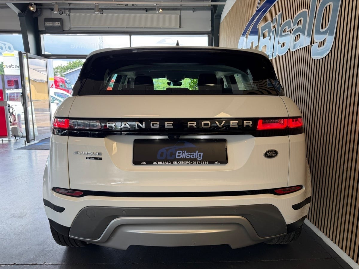 Hvid Land Rover Range Rover evoque fra 2020