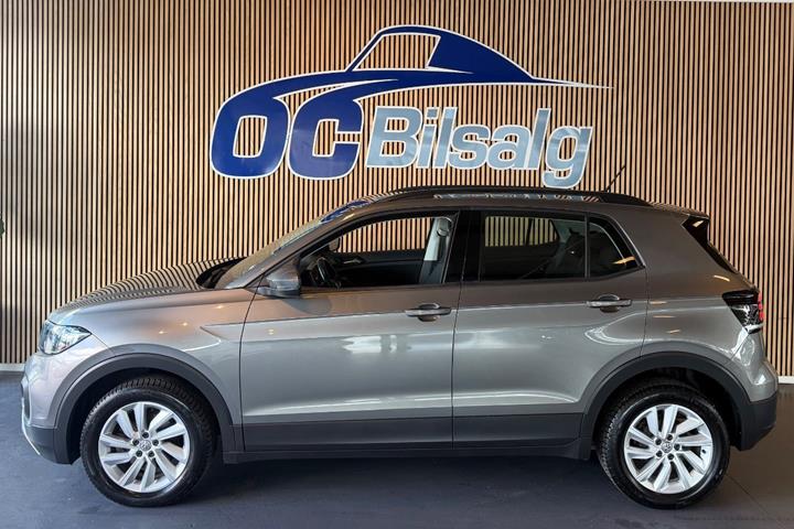 Grå VW T-Cross fra 2019