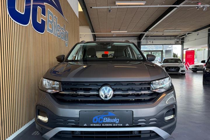 Grå VW T-Cross fra 2019