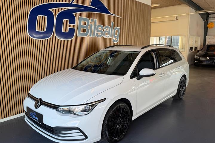 Hvid VW Golf VIII fra 2021