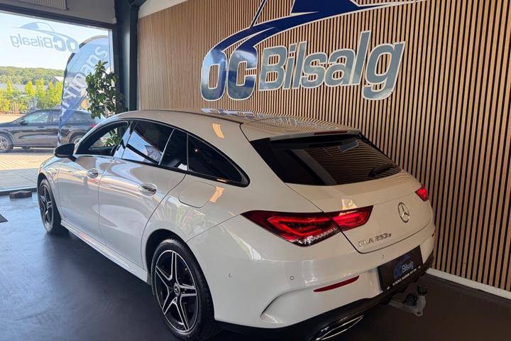 Hvid Mercedes CLA250 e fra 2021