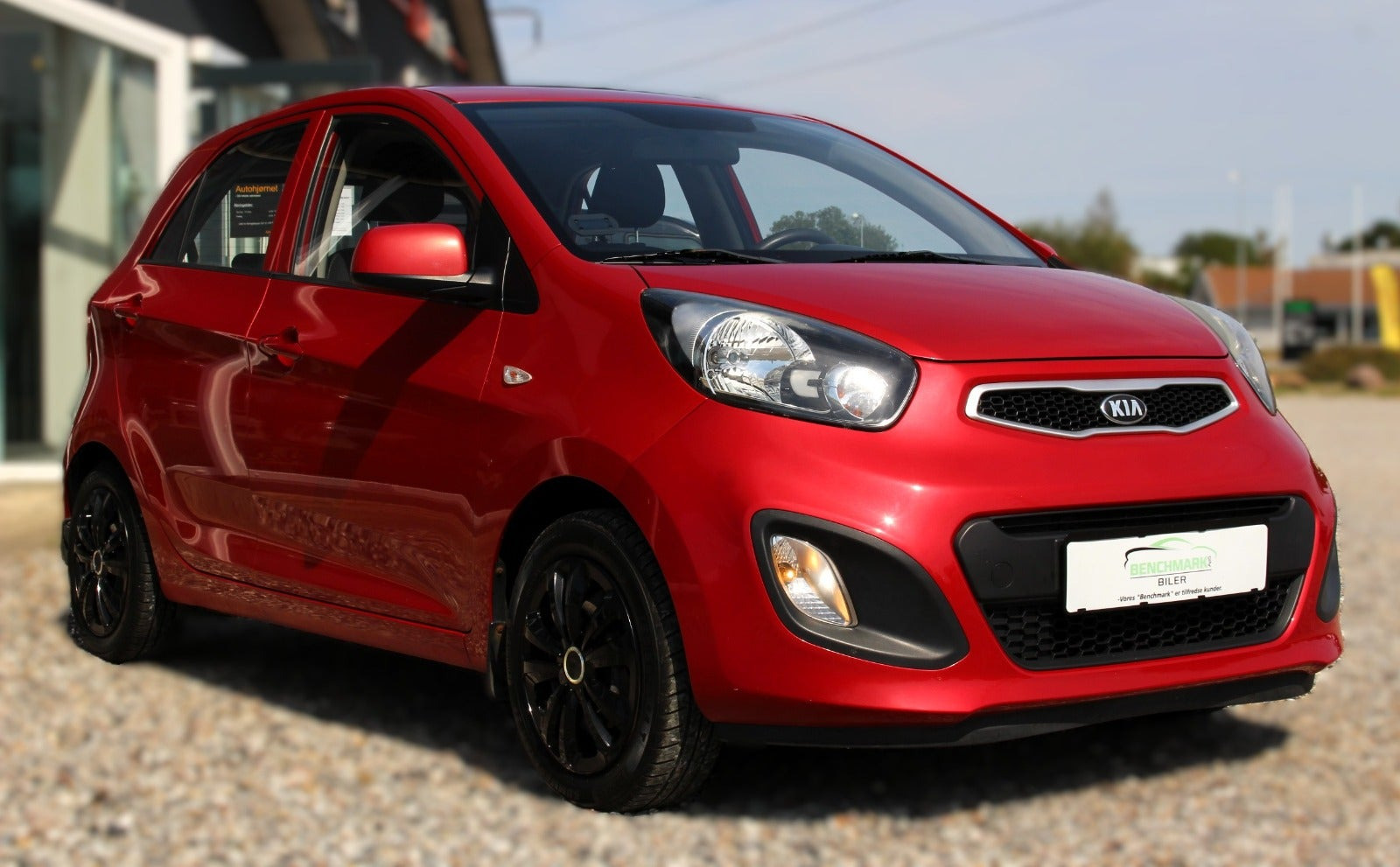 Rød Kia Picanto fra 2013
