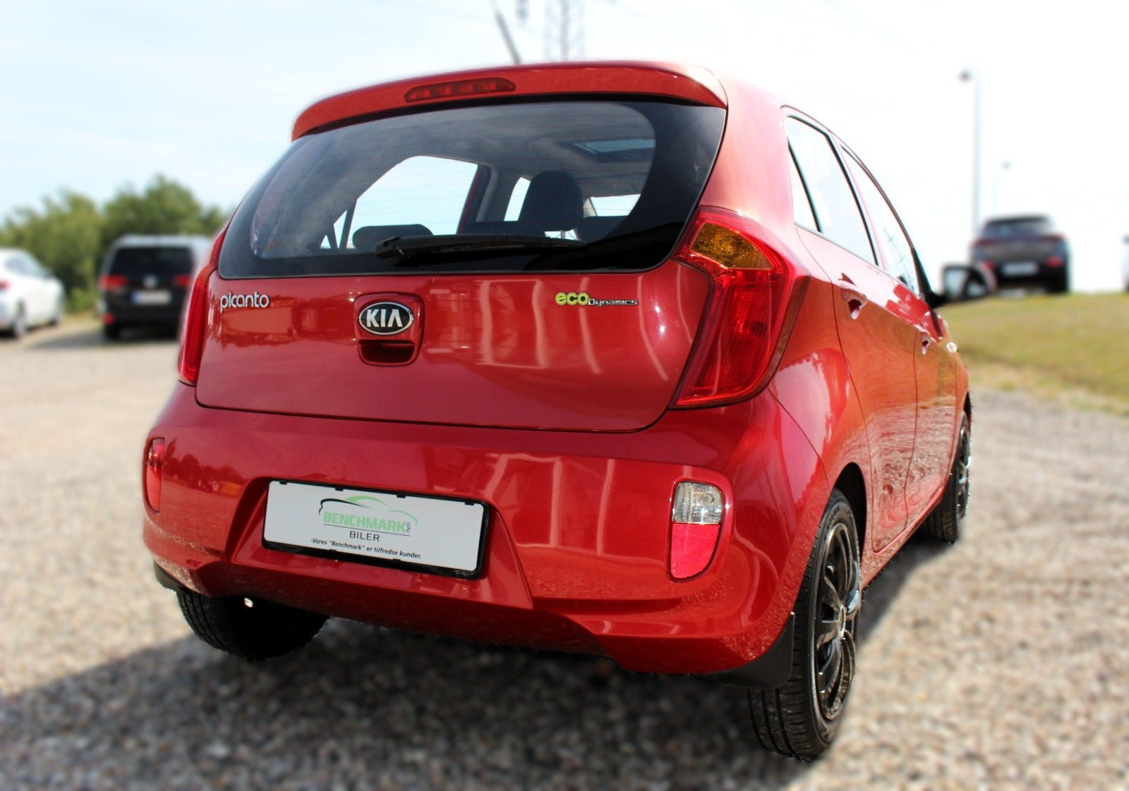 Rød Kia Picanto fra 2013