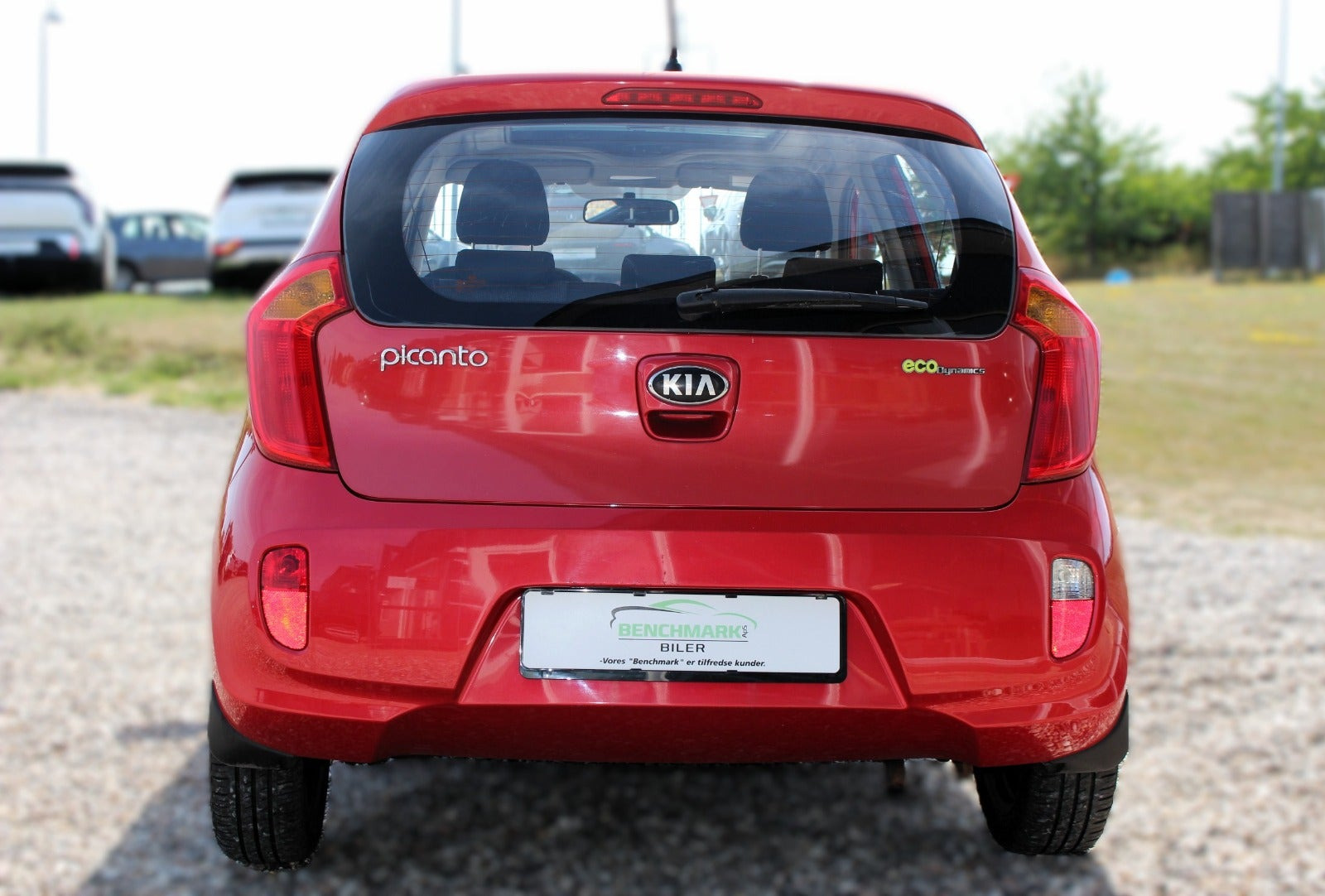 Rød Kia Picanto fra 2013
