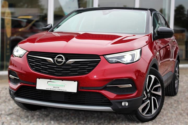 Rød Opel Grandland X fra 2019