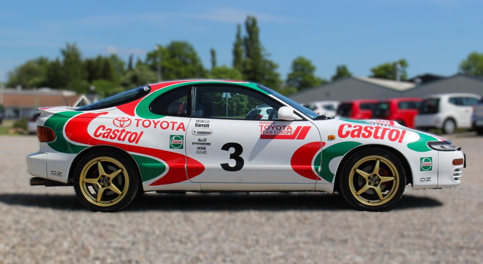 Hvid Toyota Celica fra 1991