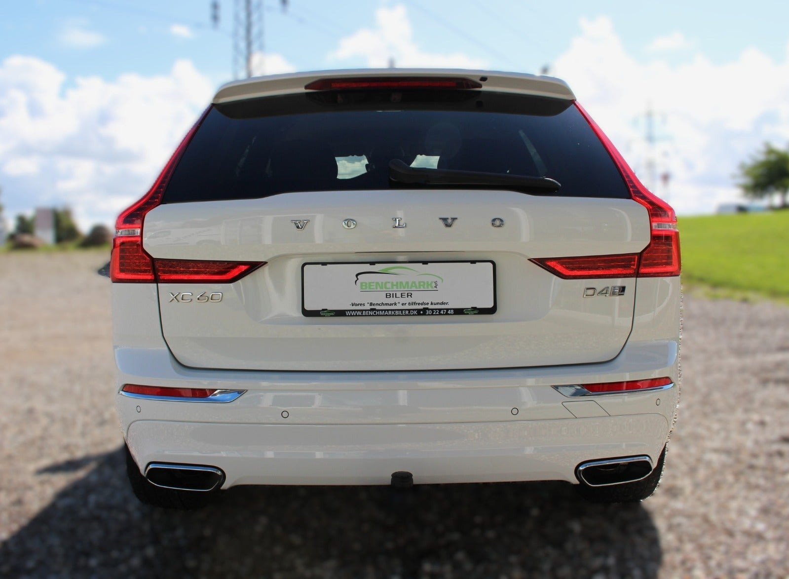 Hvid Volvo XC60 fra 2018