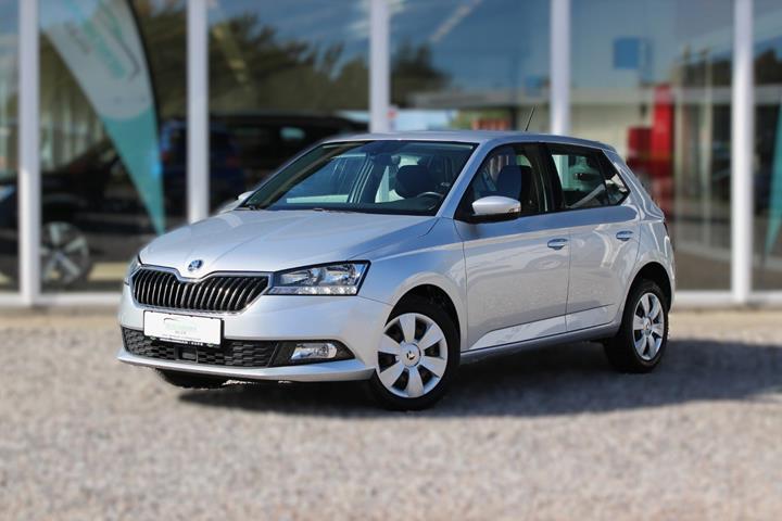 Sølv Skoda Fabia fra 2019