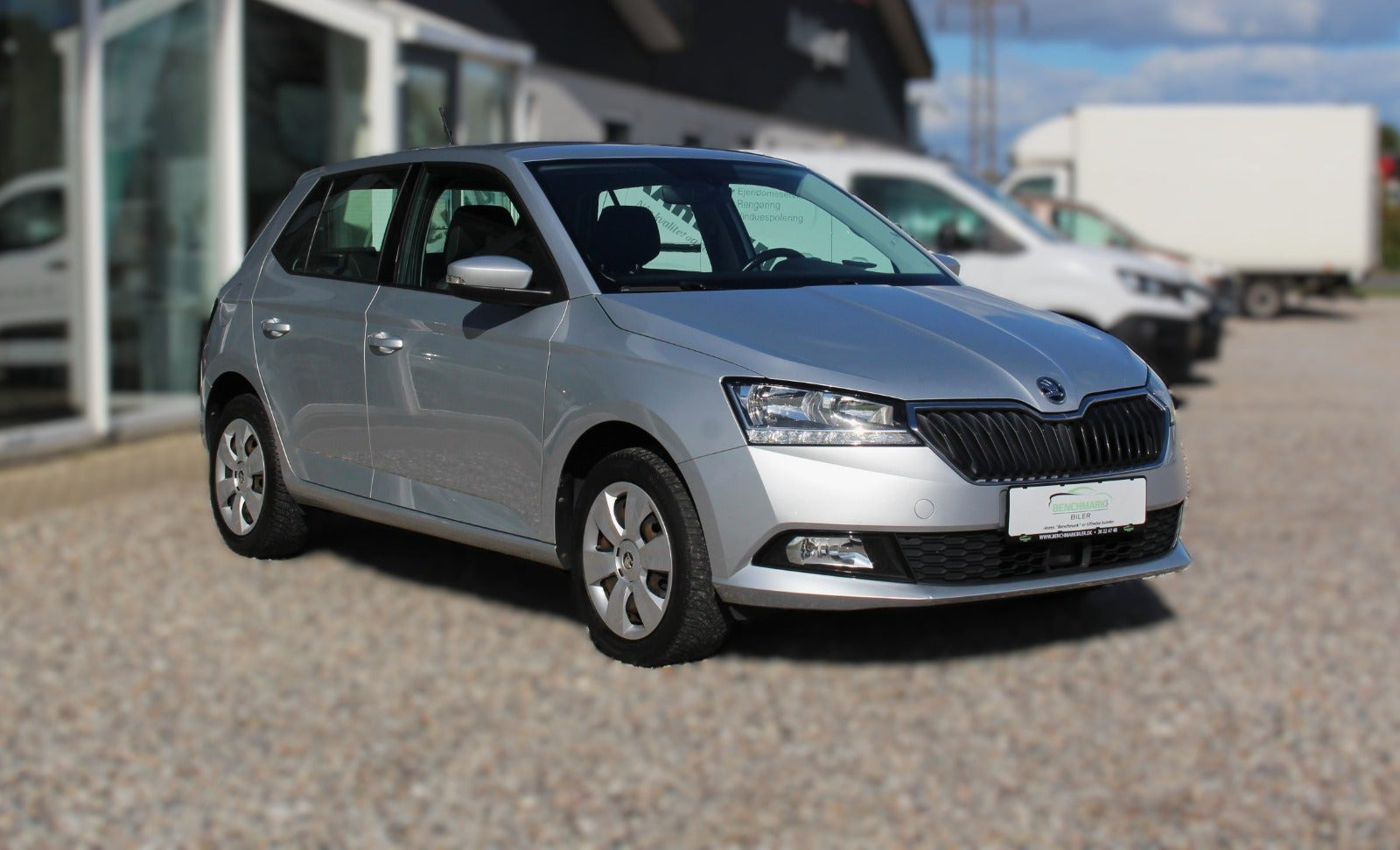 Sølv Skoda Fabia fra 2019