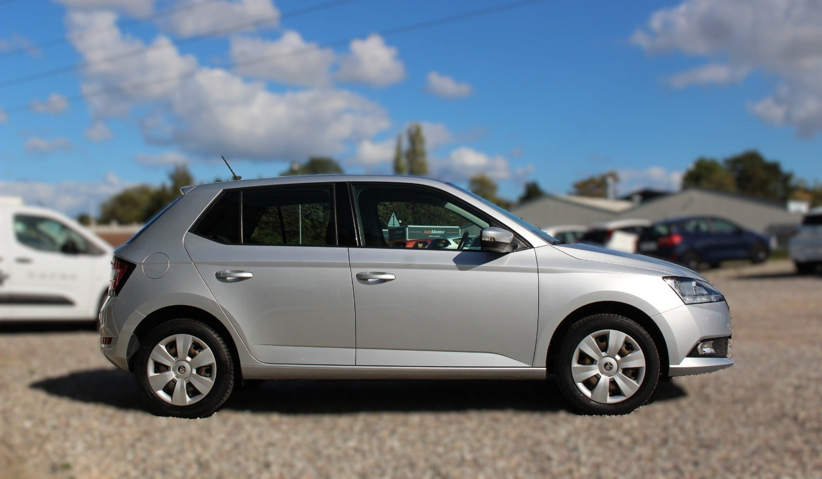 Sølv Skoda Fabia fra 2019
