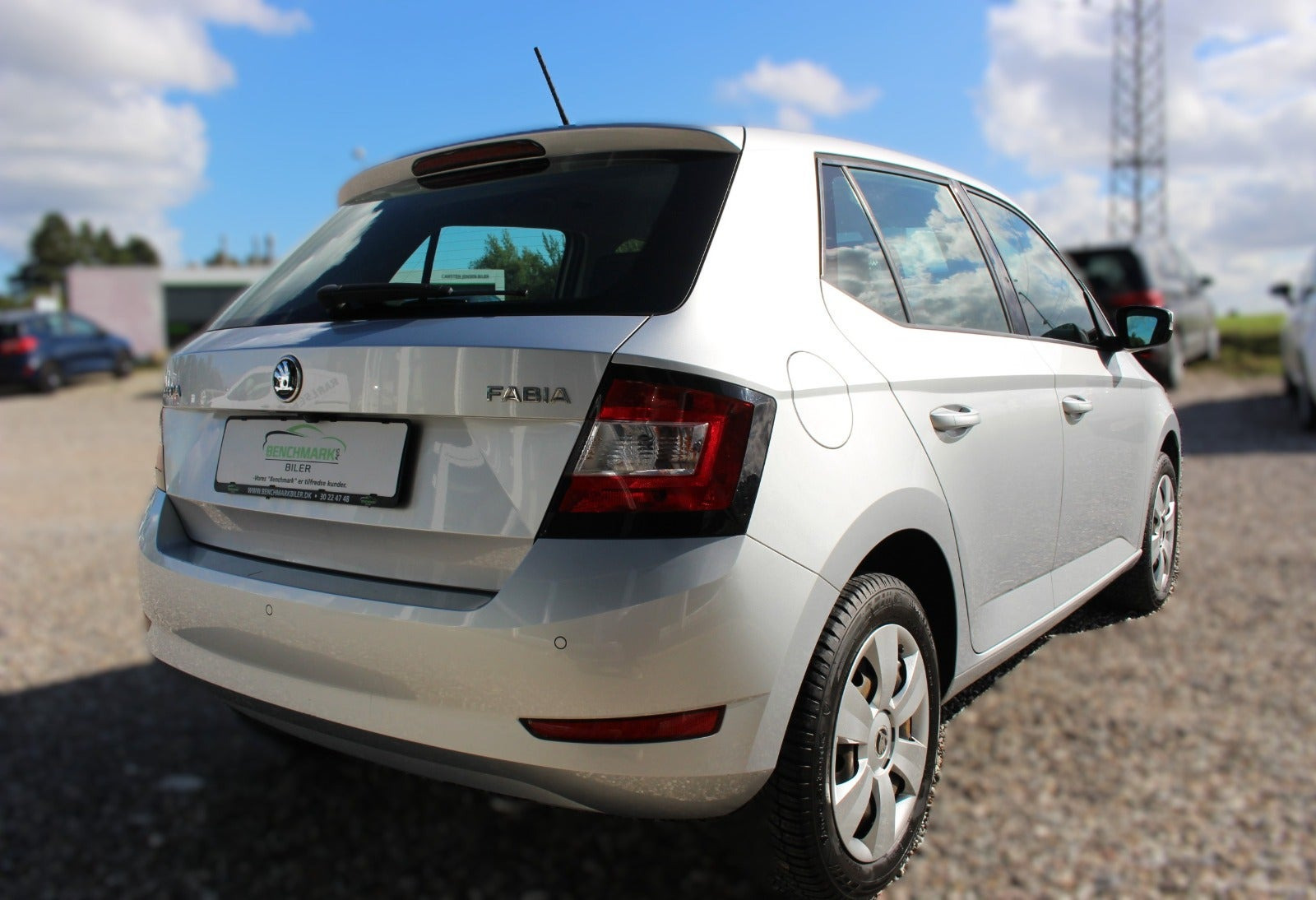 Sølv Skoda Fabia fra 2019