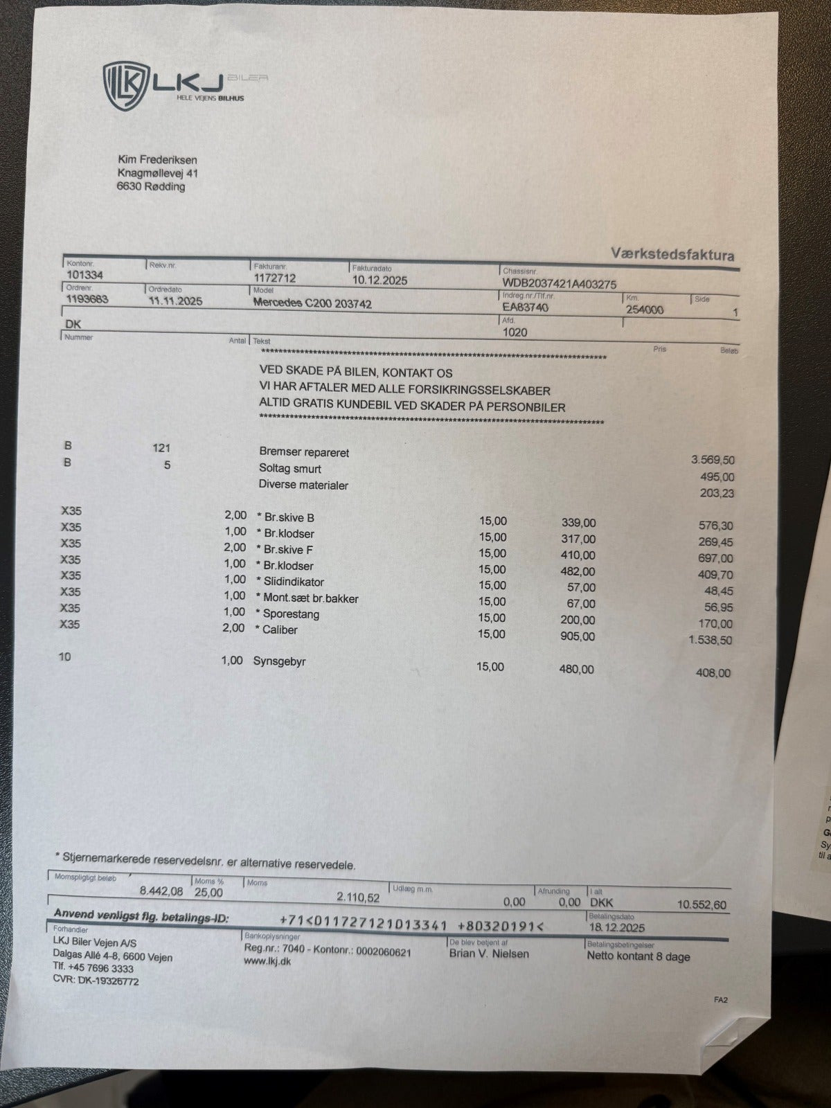 undefined Mercedes C200 fra 2002