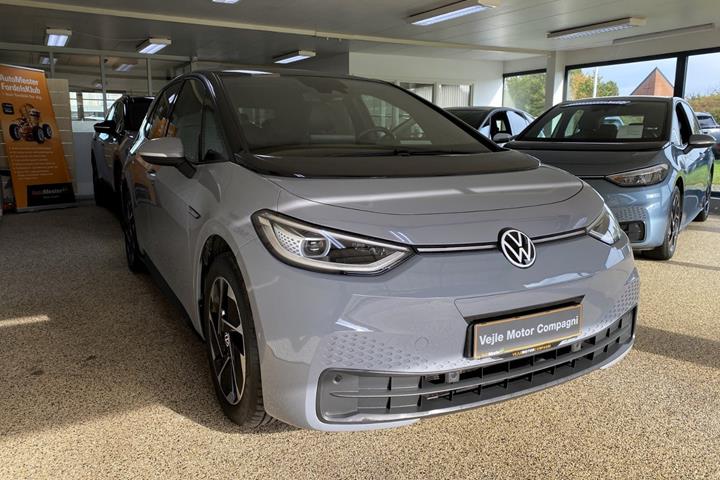 Grå VW ID.3 fra 2023
