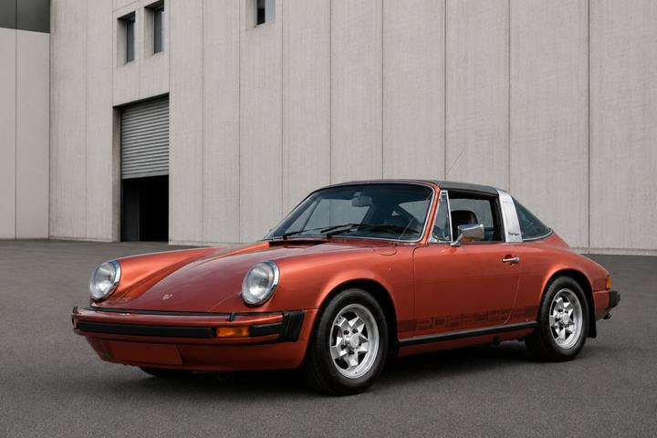 Kobber Porsche 911 fra 1974