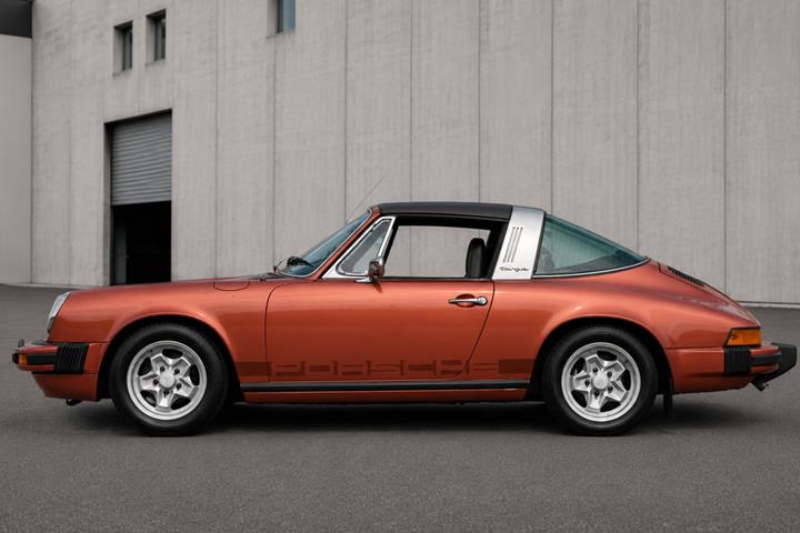 Kobber Porsche 911 fra 1974