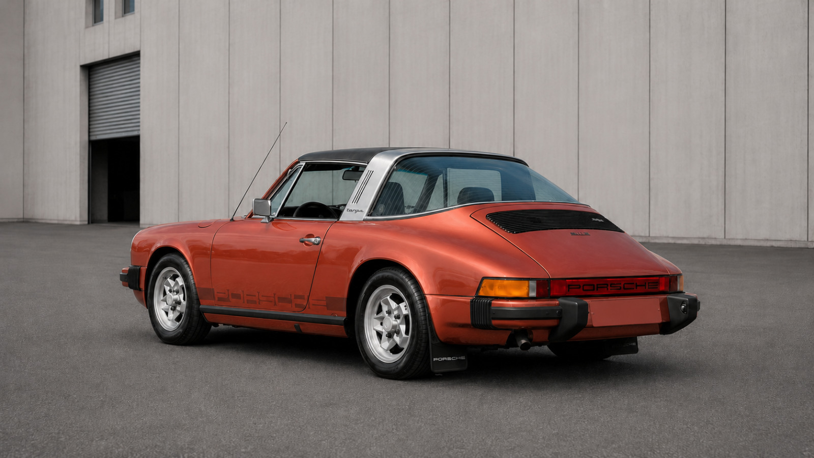 Kobber Porsche 911 fra 1974