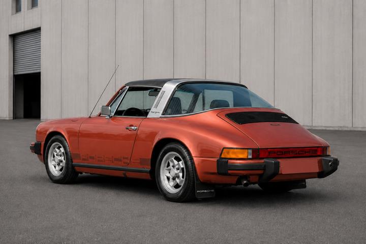 Kobber Porsche 911 fra 1974